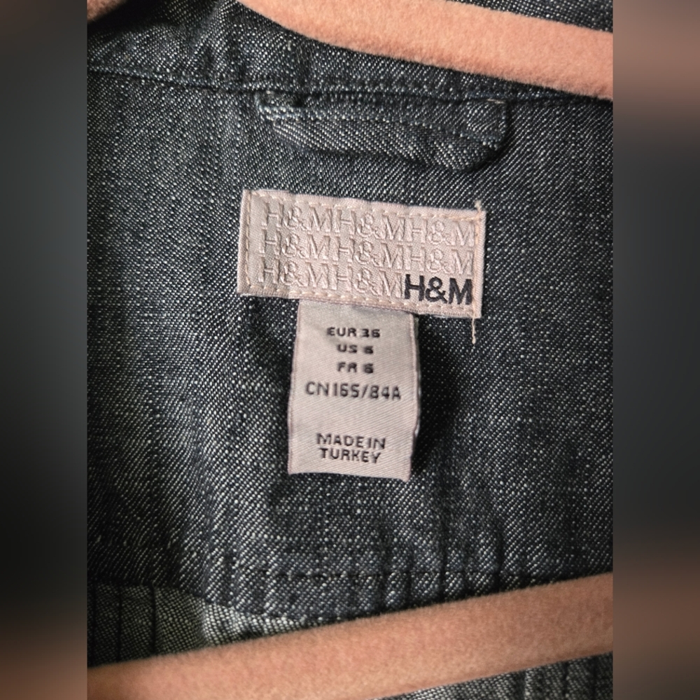 H&M Dark Denim Dress - Picture 2 of 8